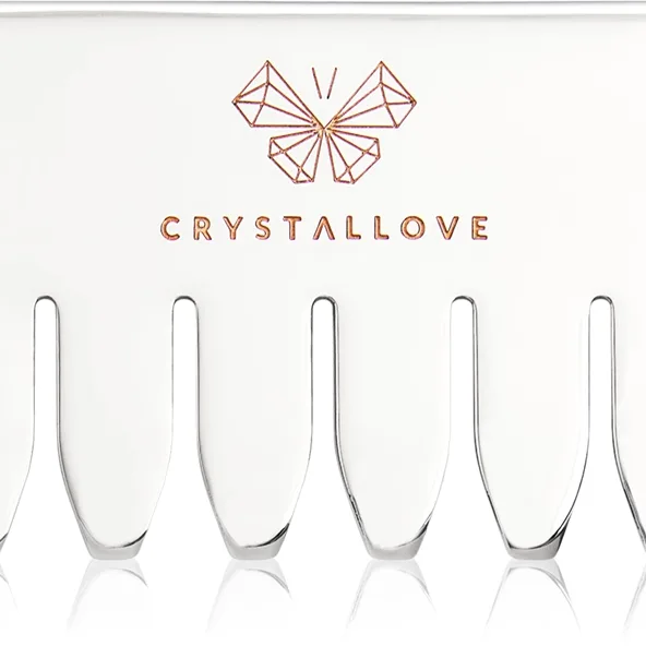 Crystallove Cryo Ice Comb massagehjälpmedel för hår och kropp 1 st.