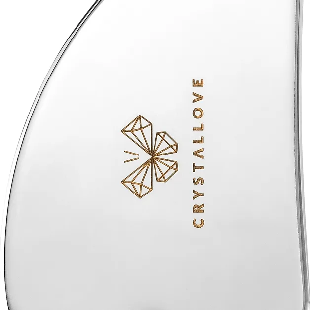 Crystallove Cryo Ice Gua Sha massagehjälpmedel för ansikte
