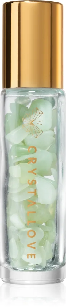 Crystallove Jade Oil Bottle kristalleja sisältävä roll-on täytettävä 10 ml