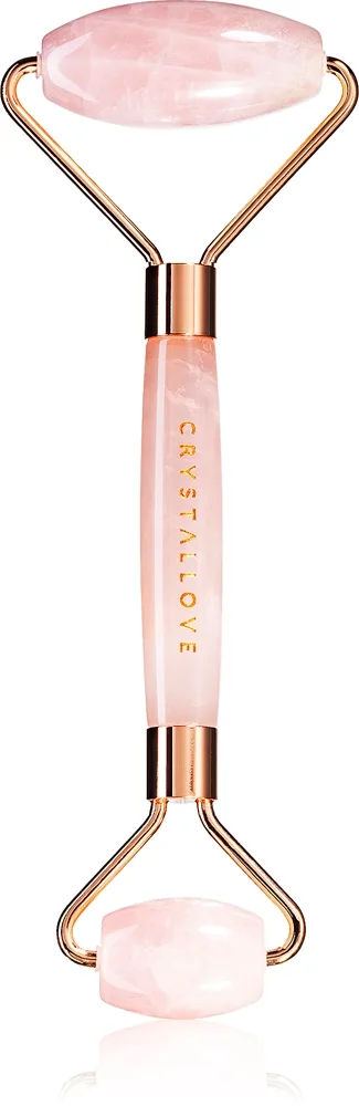 Crystallove Rose Quartz Roller massagerulle för ansikte 1 st.
