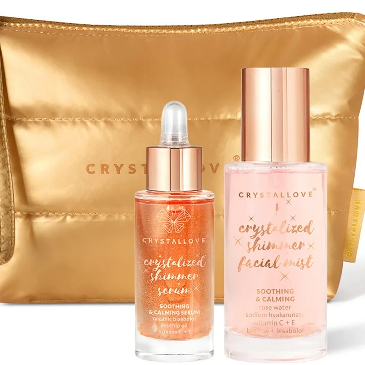 Crystallove Rose Quartz Skincare Duo ihonhoitosetti
