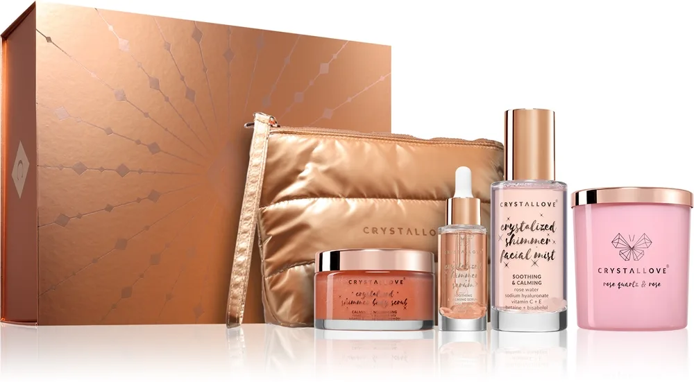 Crystallove The Pink Glow Ritual lahjasetti