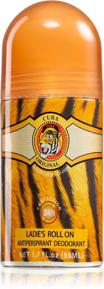 Cuba Jungle Tiger Roll-On deodorant antiperspirant för Kvinnor 50 ml