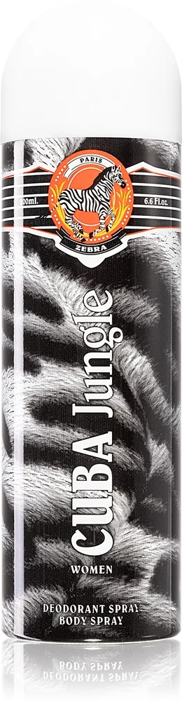 Cuba Jungle Zebra deodorantti naisille 200 ml