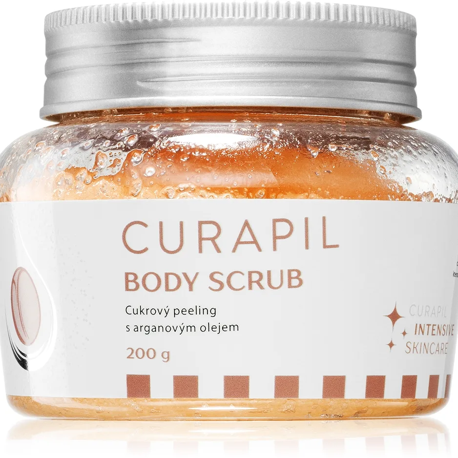 Curapil Body scrub Kroppsskrubb socker Med arganolja 250 g