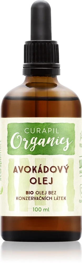 Curapil Organics Avocado oil Olie i økologisk kvalitet 100 ml
