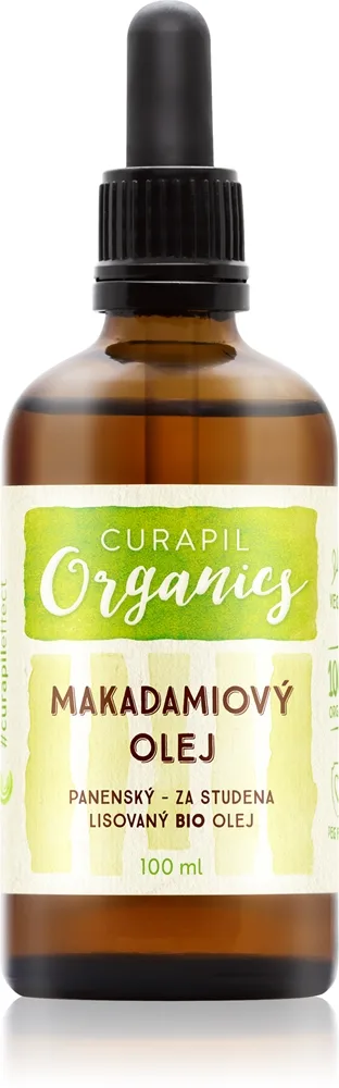 Curapil Organics Macadamia oil Olie i økologisk kvalitet 100 ml