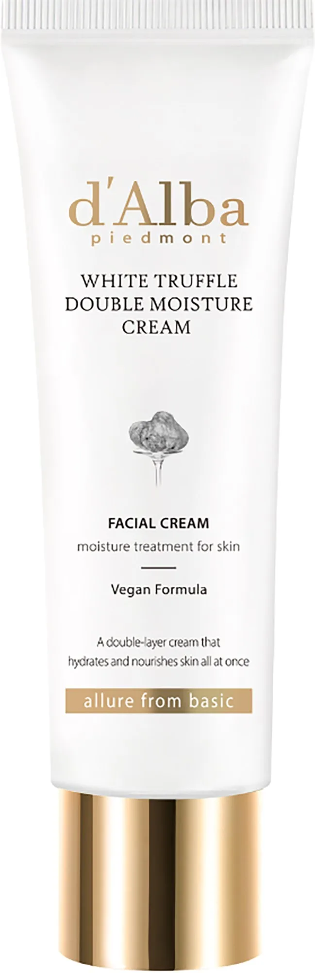 d'Alba White Truffle Double Moisture Cream Lindrande närande ansiktskräm med återfuktande effekt 60 ml