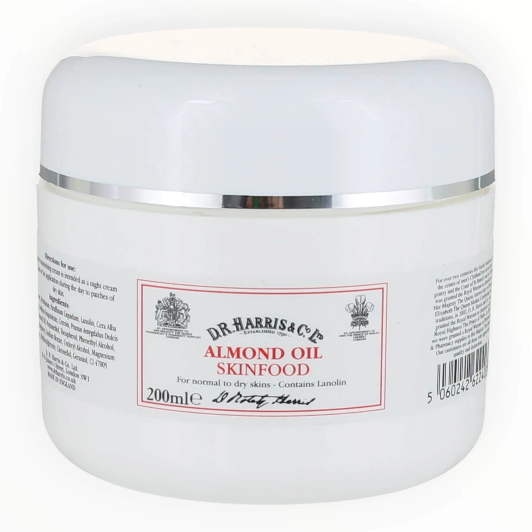 D.R. Harris & Co. Ltd Almond Oil Skinfood, 200 ml.