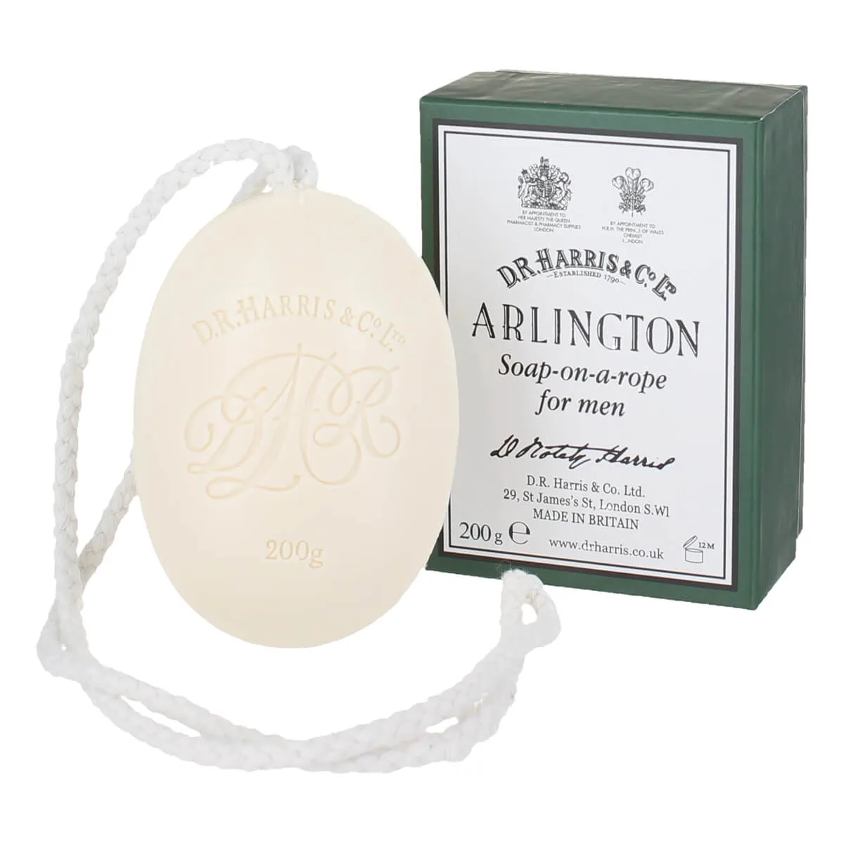 D.R. Harris & Co. Ltd Arlington Badesæbe på snor, 200 g.