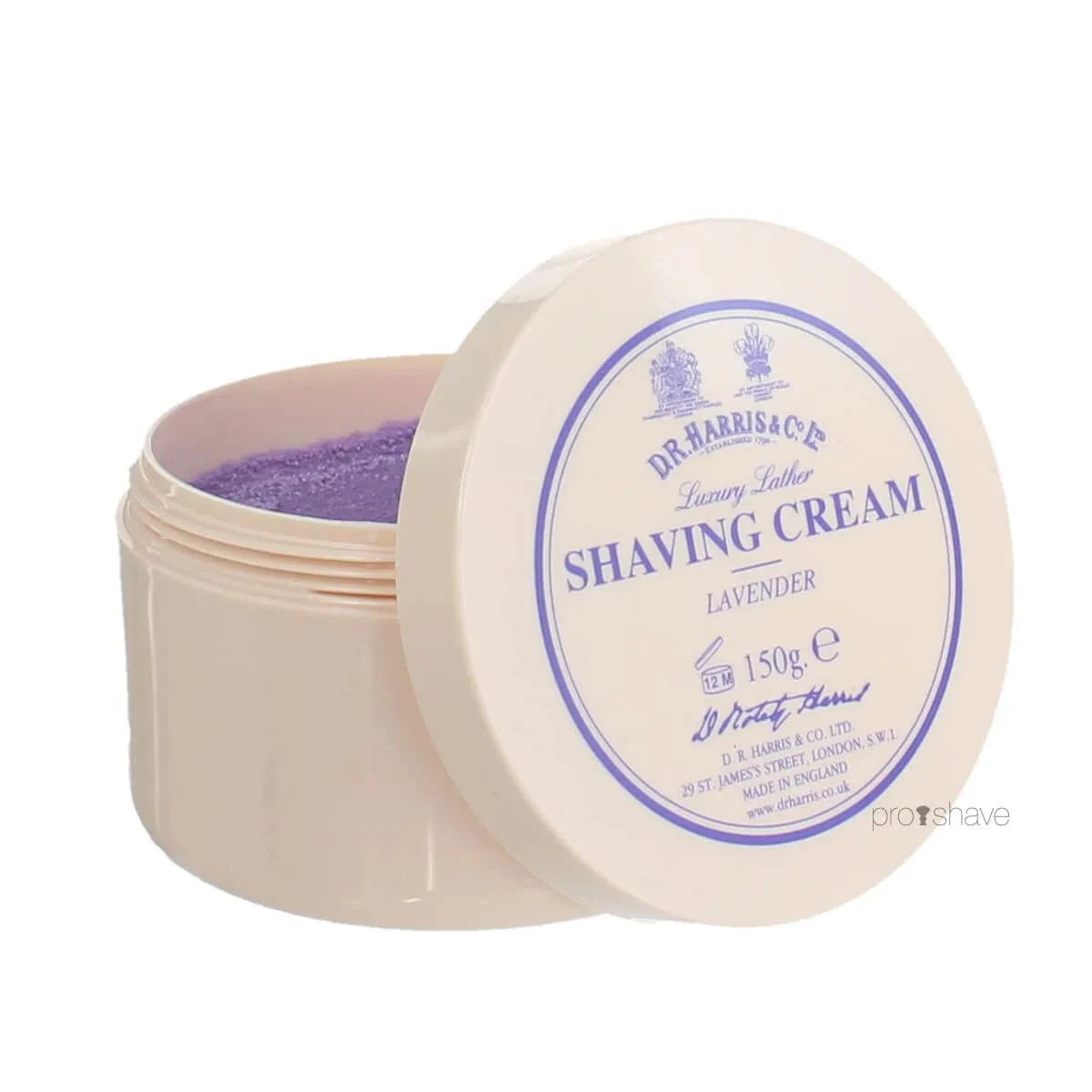 D.R. Harris & Co. Ltd Luksus Lavendel Barbercreme, 150 gr.