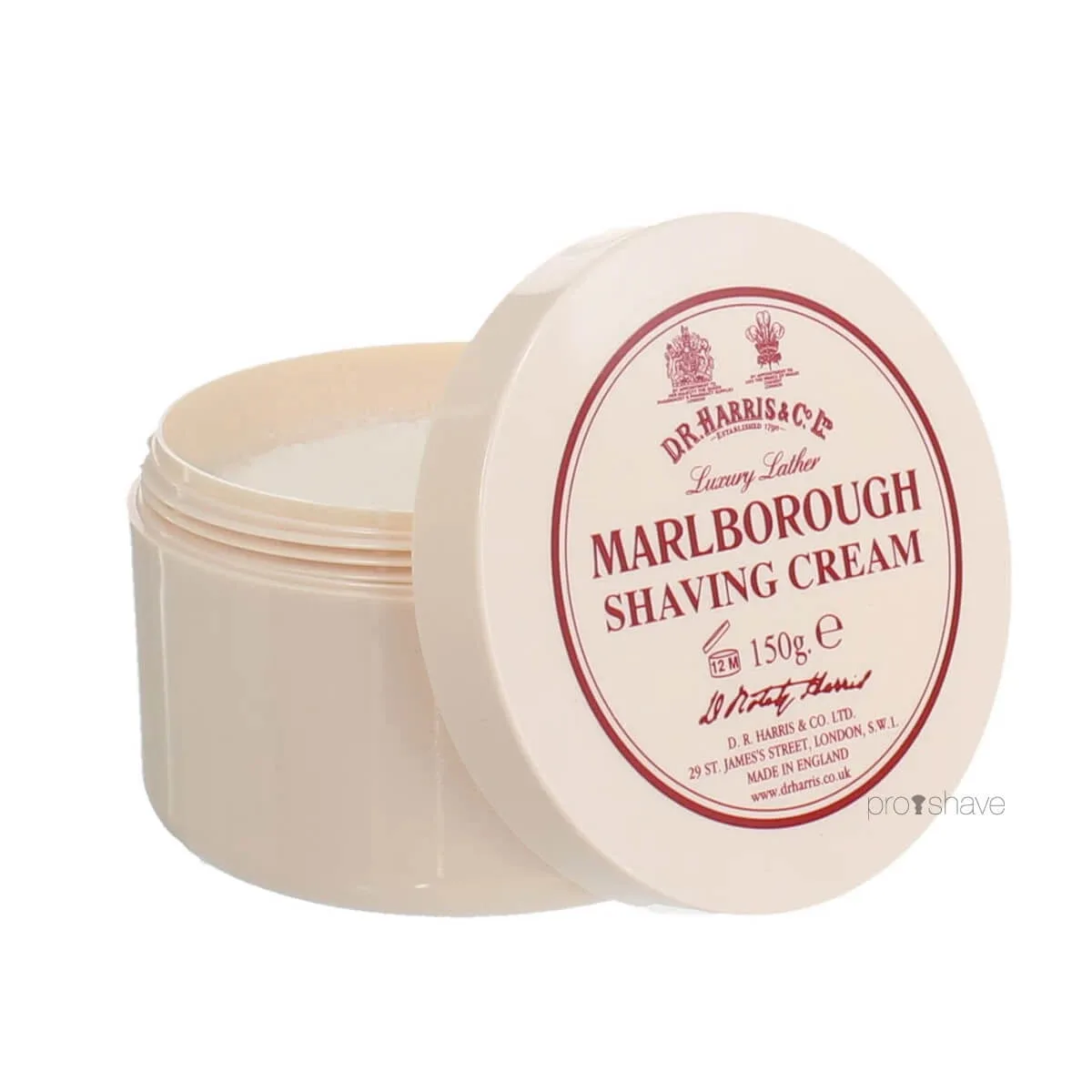 D.R. Harris & Co. Ltd Luksus Marlborough Barbercreme, 150 gr.