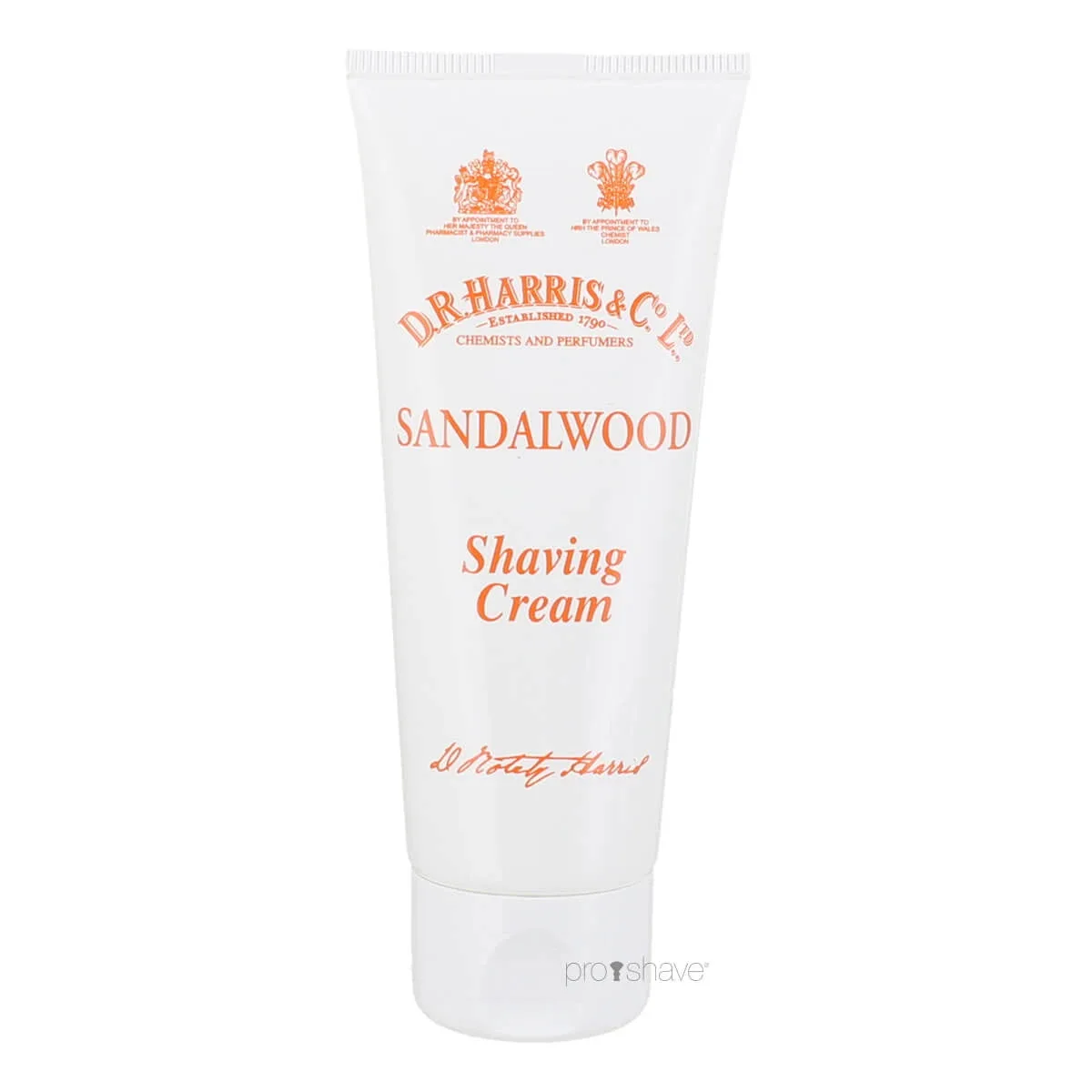 D.R. Harris & Co. Ltd Sandeltræ Barbercreme på tube, 75 ml.