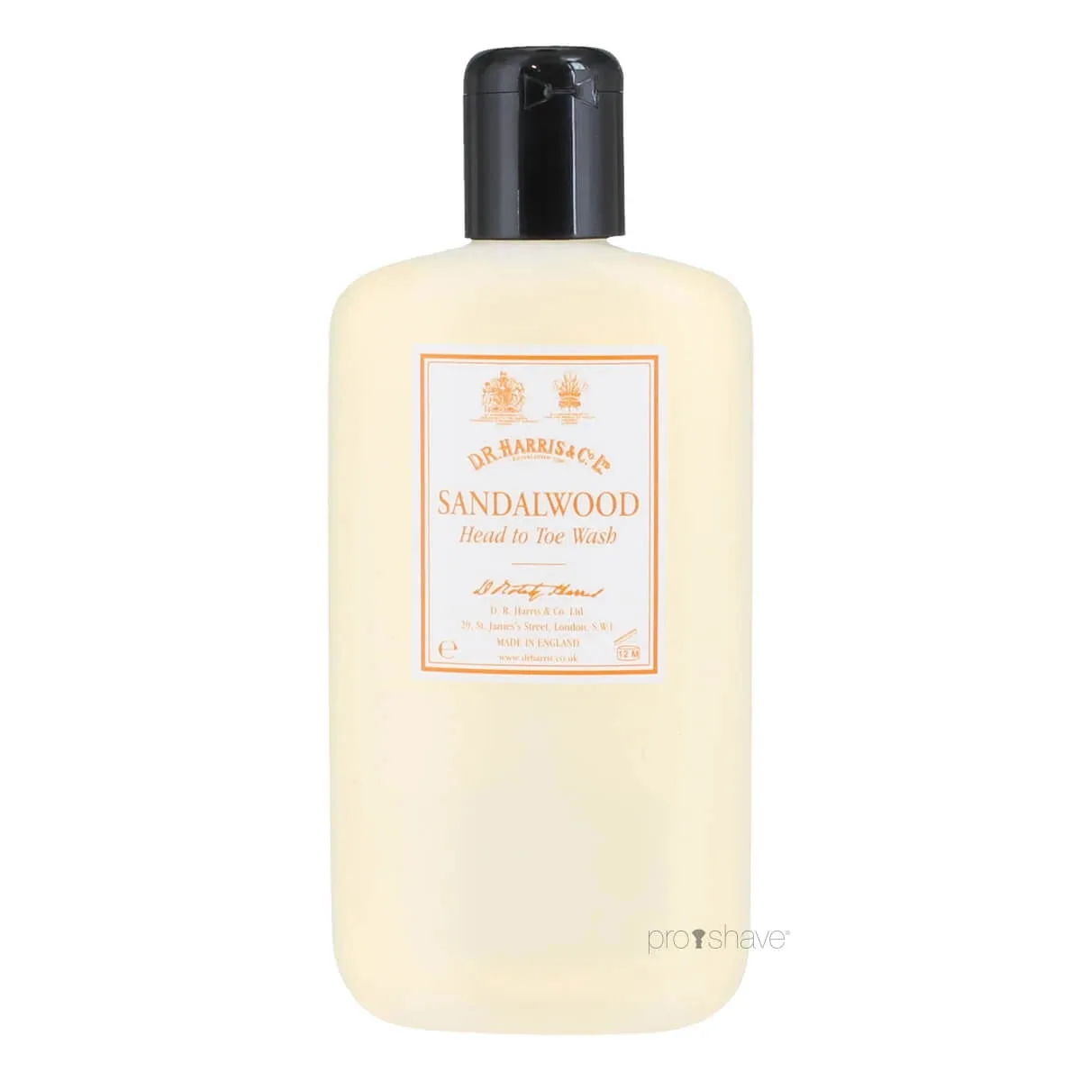 D.R. Harris & Co. Ltd Sandeltræ Head-to-Toe Wash, 250 ml.
