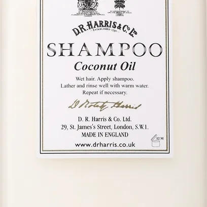 D.R. Harris Coconut Oil Shampoo Närande schampo för hår 250 ml