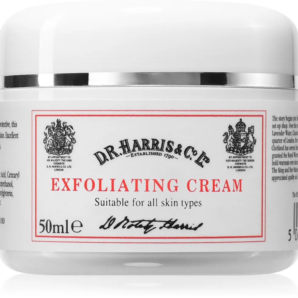 D.R. Harris Exfoliating Cream eksfolierende renseskrubb for ansiktet