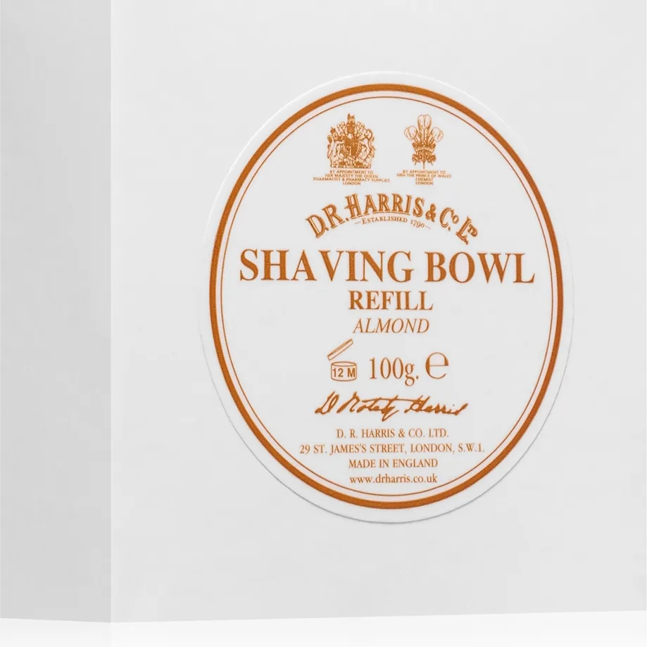 D.R. Harris & Co. Ltd Mandel Barbersæbe, Refill, 100 gr.