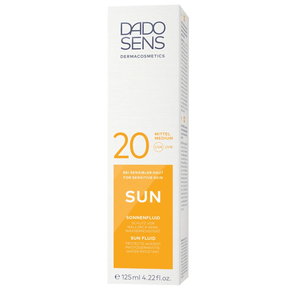 DADO SENS SUN SONNENFLIUD SPF 20 125 ml Gel