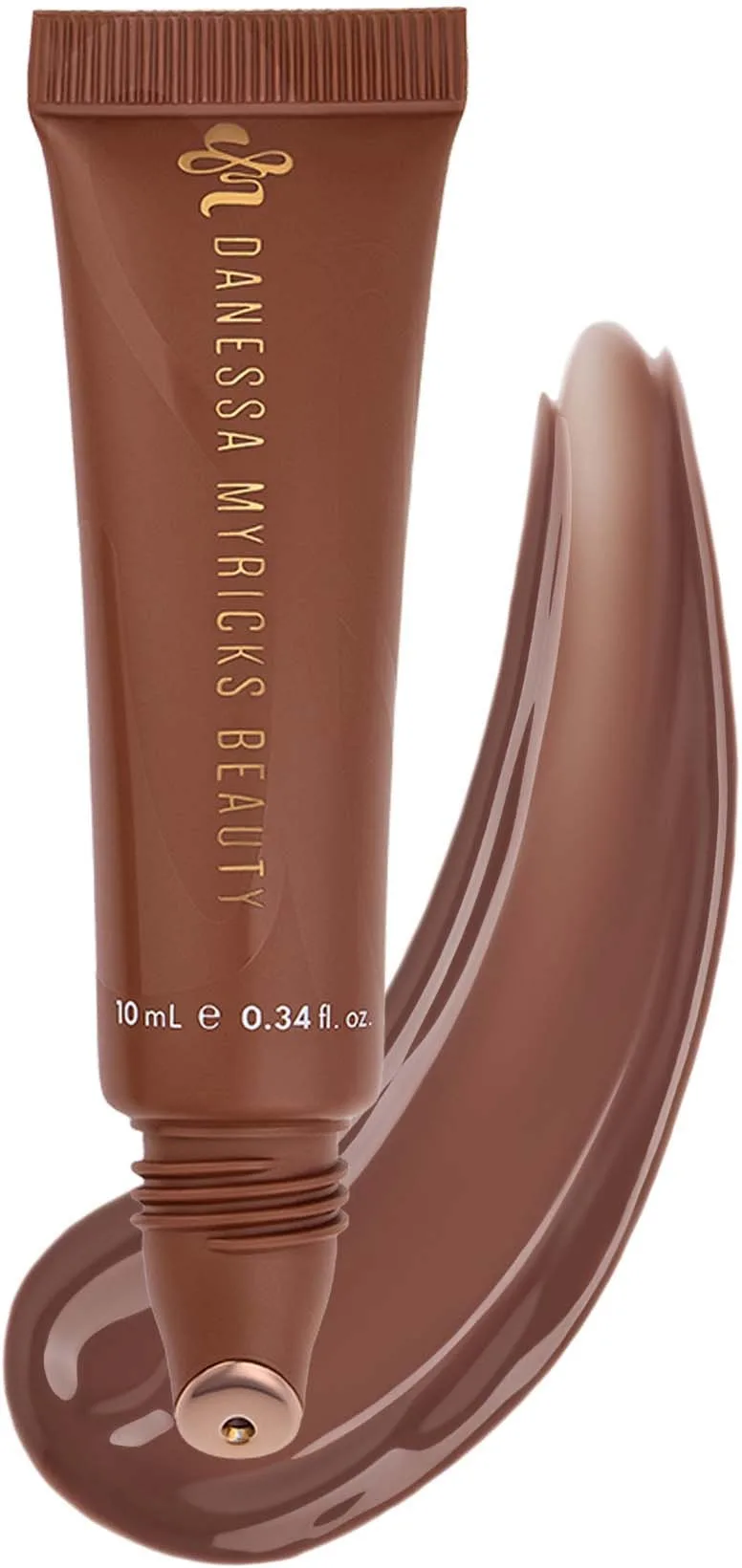 Danessa Myricks Beauty Glosswork 4D Ultra Shine Plumping Gloss Honey Cocoa