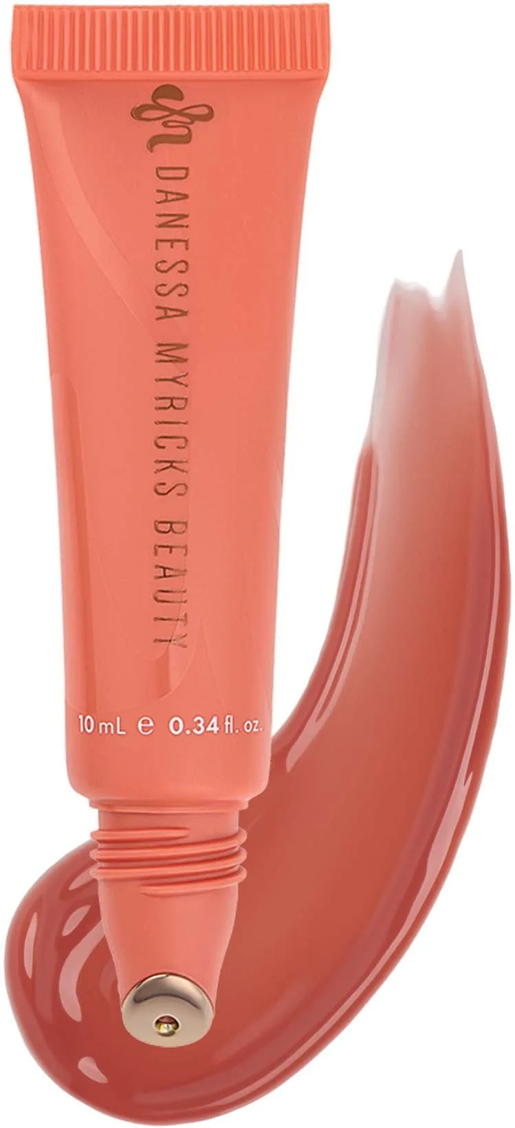 Danessa Myricks Beauty Glosswork 4D Ultra Shine Plumping Gloss Hot Girl Peach