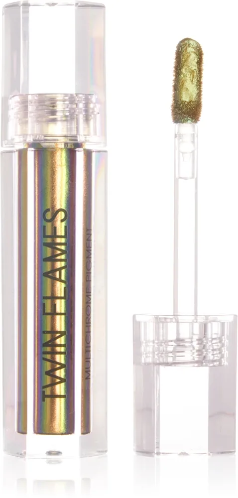Danessa Myricks Beauty Twin Flames nestemäinen kimalteleva luomiväri sävy Olivine 2.5 ml