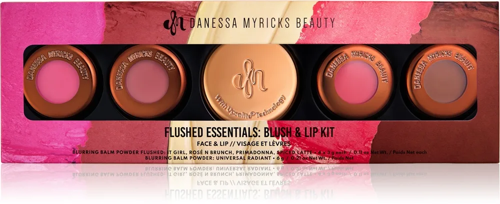Danessa Myricks Beauty Yummy Skin Flushed Essentials Blush & Lip Kit Ansigtsmakeupsæt