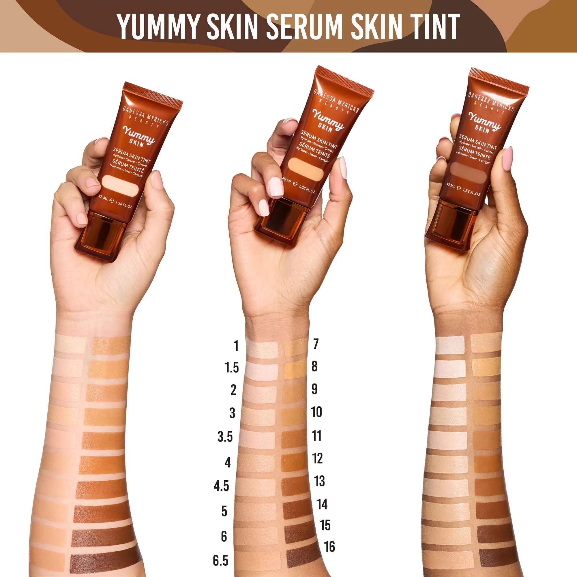 Danessa Myricks Beauty Yummy Skin Serum Tint Flytande foundation