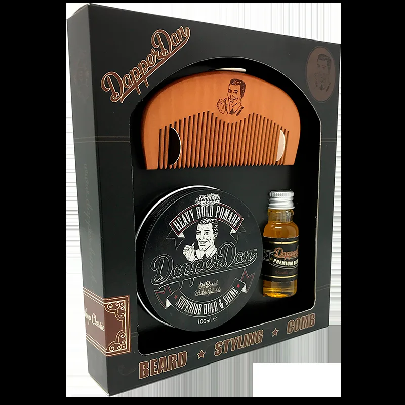 Dapper Dan Hair & Beard Heavy Hold Pomade Gaveæske