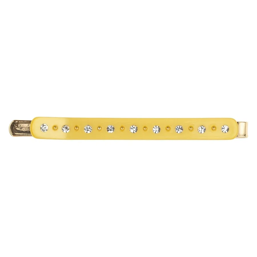 DARK Crystal Bobby Pin Sun Yellow 1pcs
