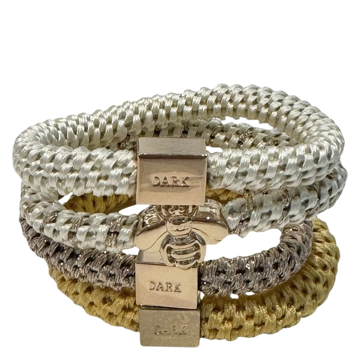 DARK Fat Hair Ties Combo Yellow Mix 4pcs