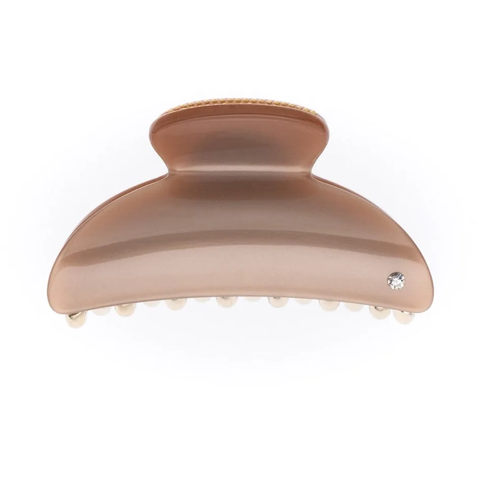 Dark Hair Claw Large Latte - 1 pcs