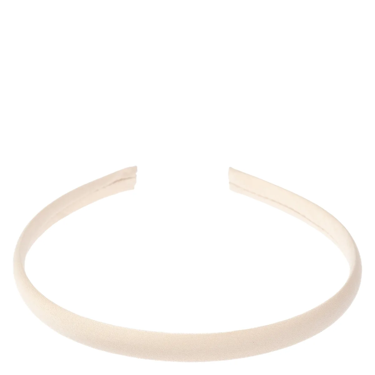 DARK Satin Hair Band Thin Chocolate Brown