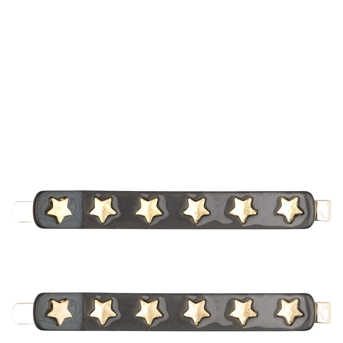 DARK Star Stud Bobby Pin Chocolate Brown 1pcs