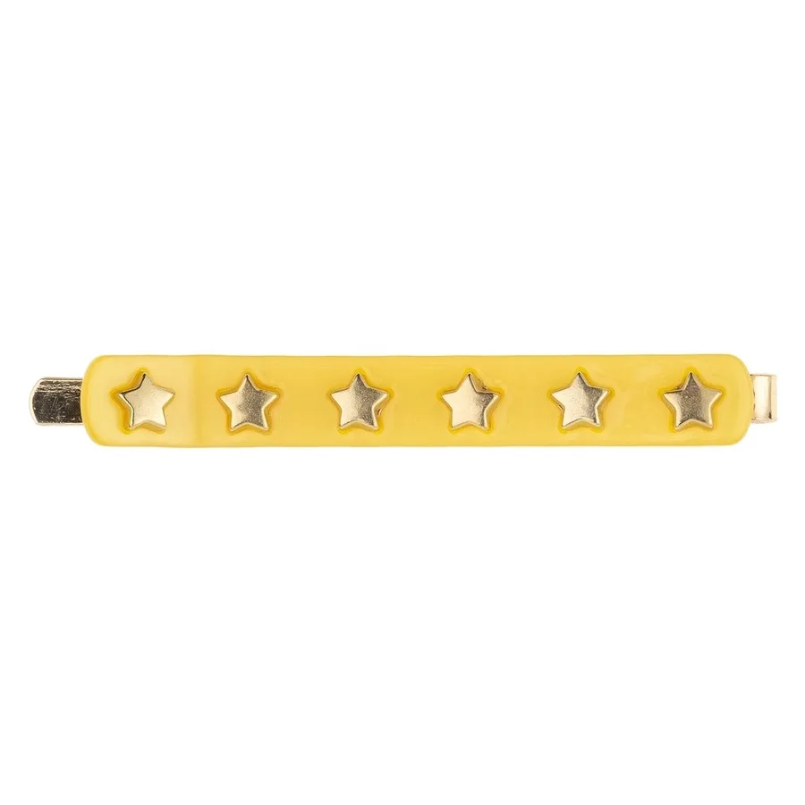 DARK Star Stud Bobby Pin Sun Yellow 1pcs