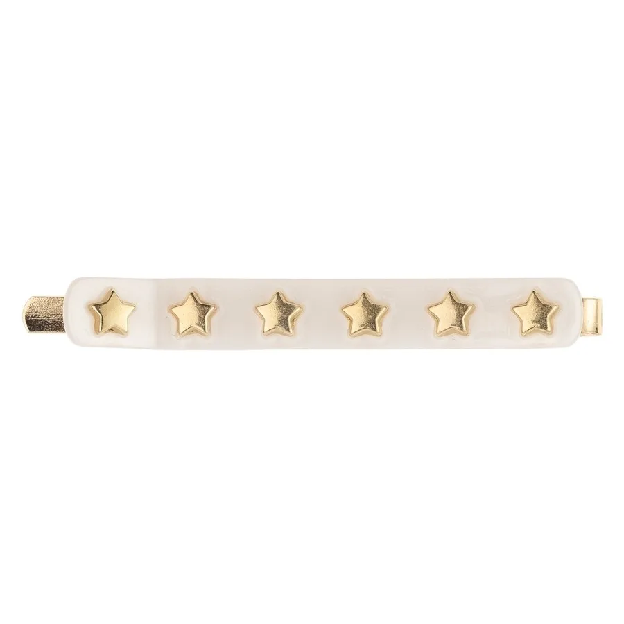 DARK Star Stud Bobby Pin White 1pcs