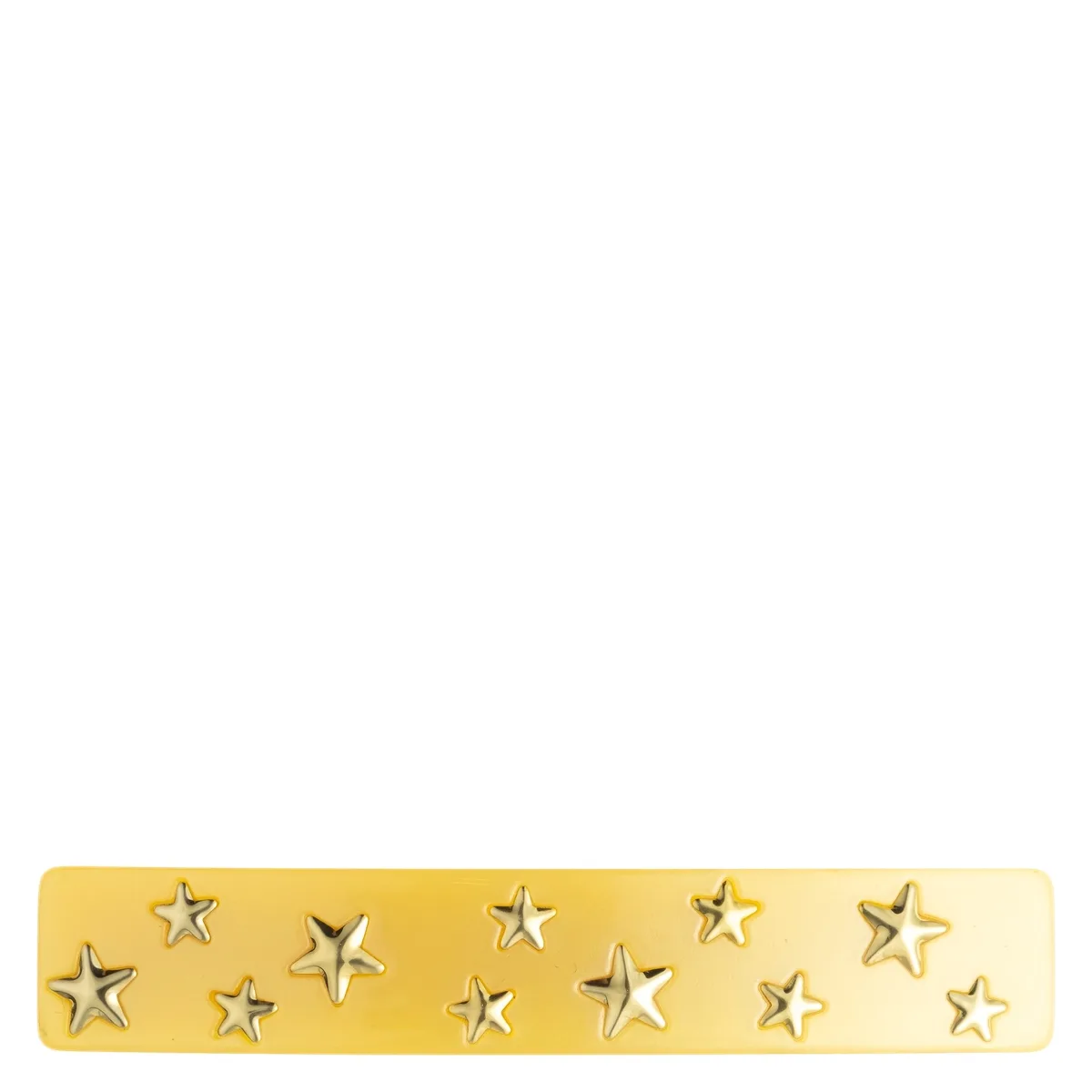 DARK Star Stud Hair Clip Large Yellow
