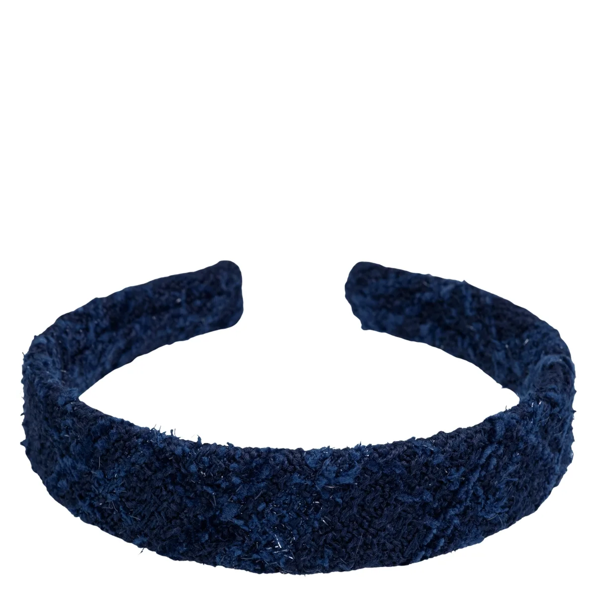 DARK Tweed Hair Band Dark Navy Blue