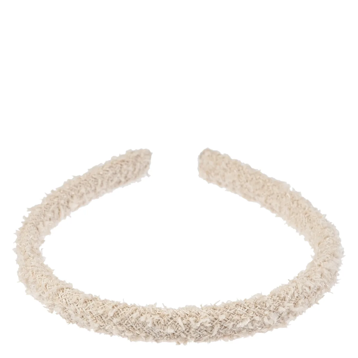DARK Tweed Hair Band Thin Dark Navy Blue