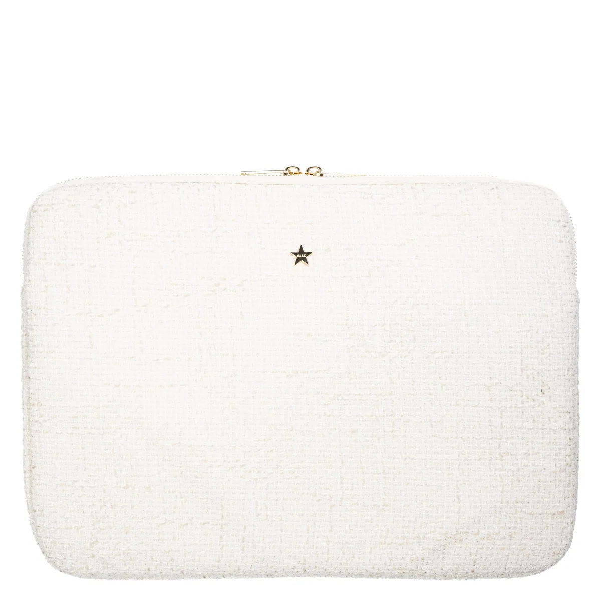 DARK Tweed Mac Cover Off White With Sand