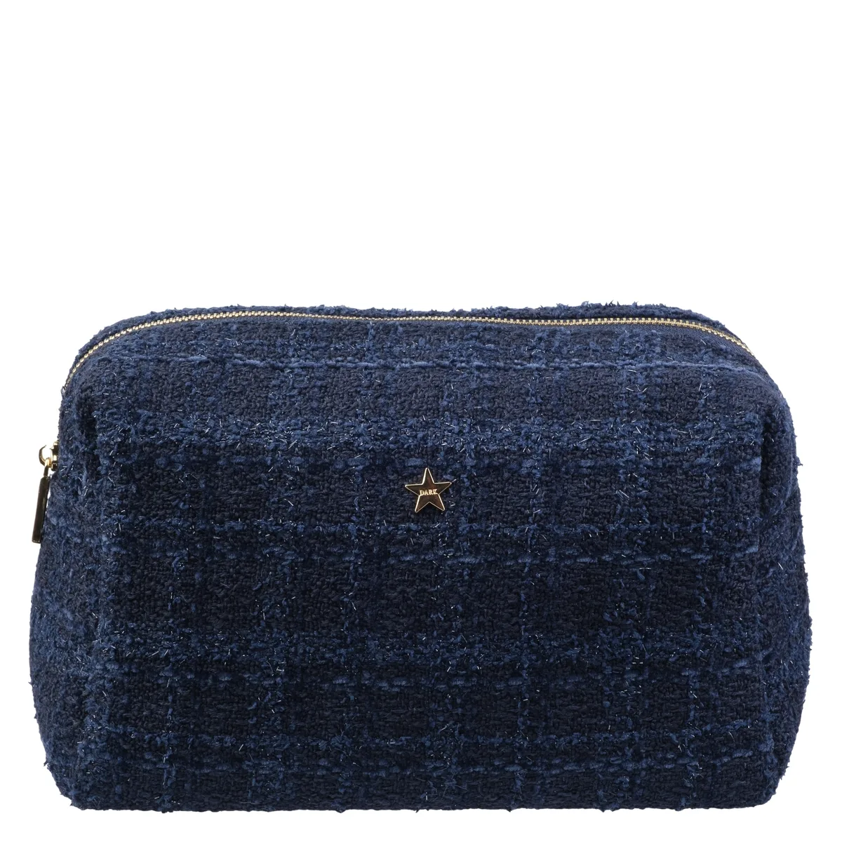 DARK Tweed Meikkipussi Suuri Hiekka