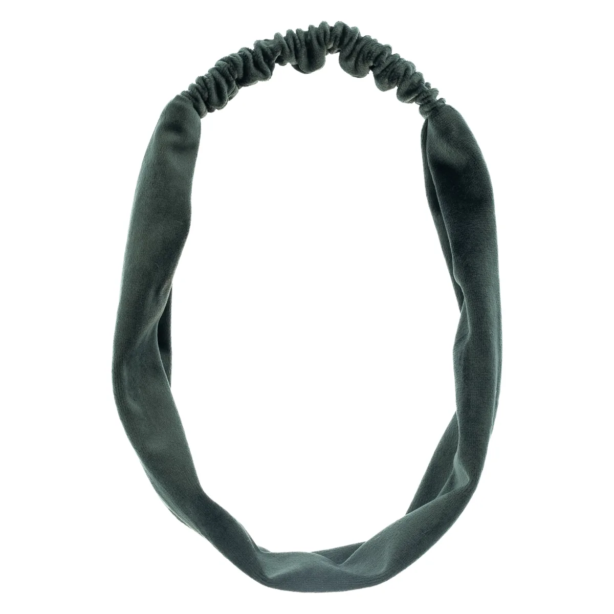 DARK Velvet Headband Pine