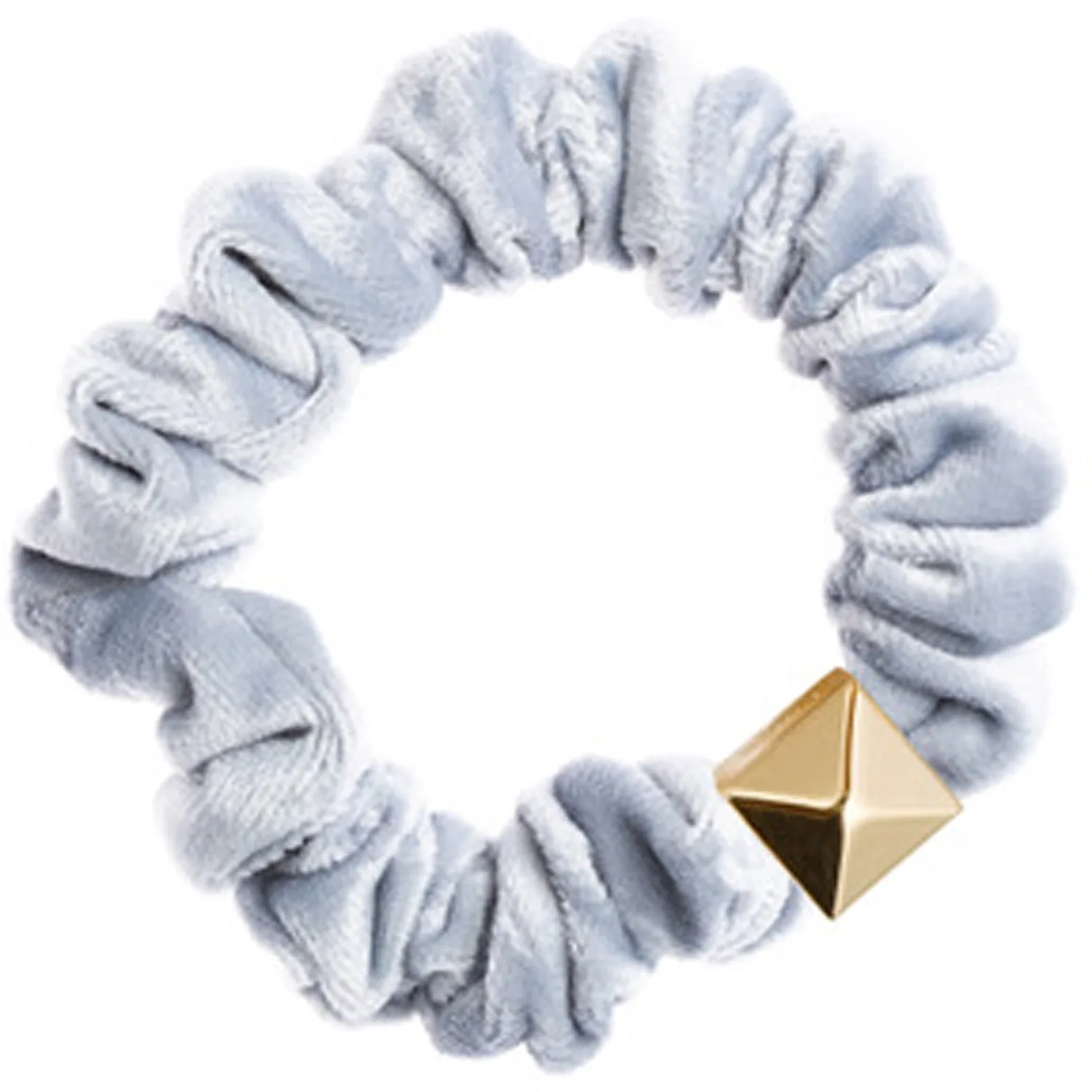 Dark Velvet Mini Scrunchie Cool Blue