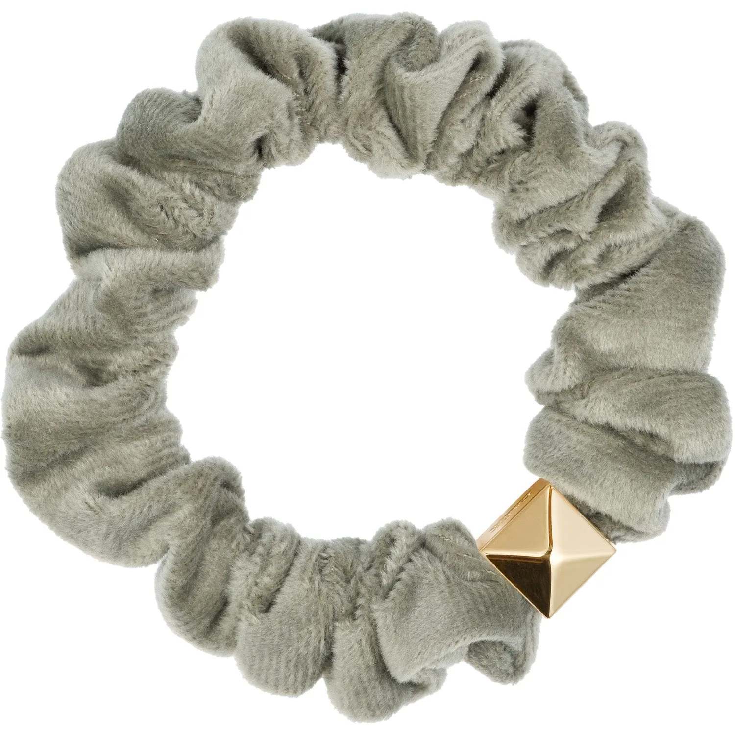 Dark Velvet Mini Scrunchie Milieu Green - 1 pcs