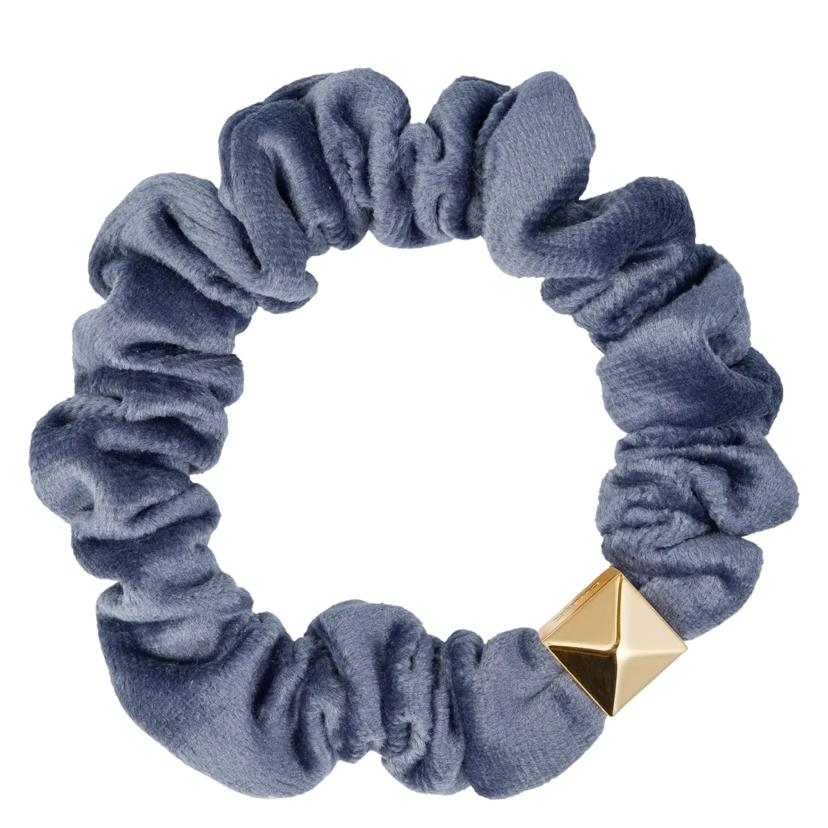 DARK Velvet Mini Scrunchie Sparkled Dark Sage