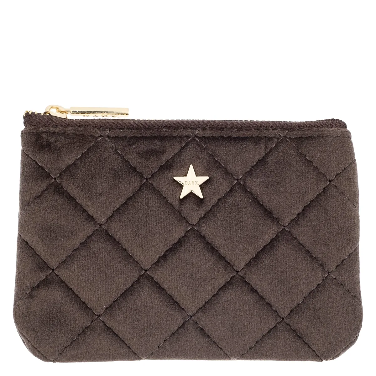 DARK Velvet Quilted Mini Pouch Bubblegum Pink