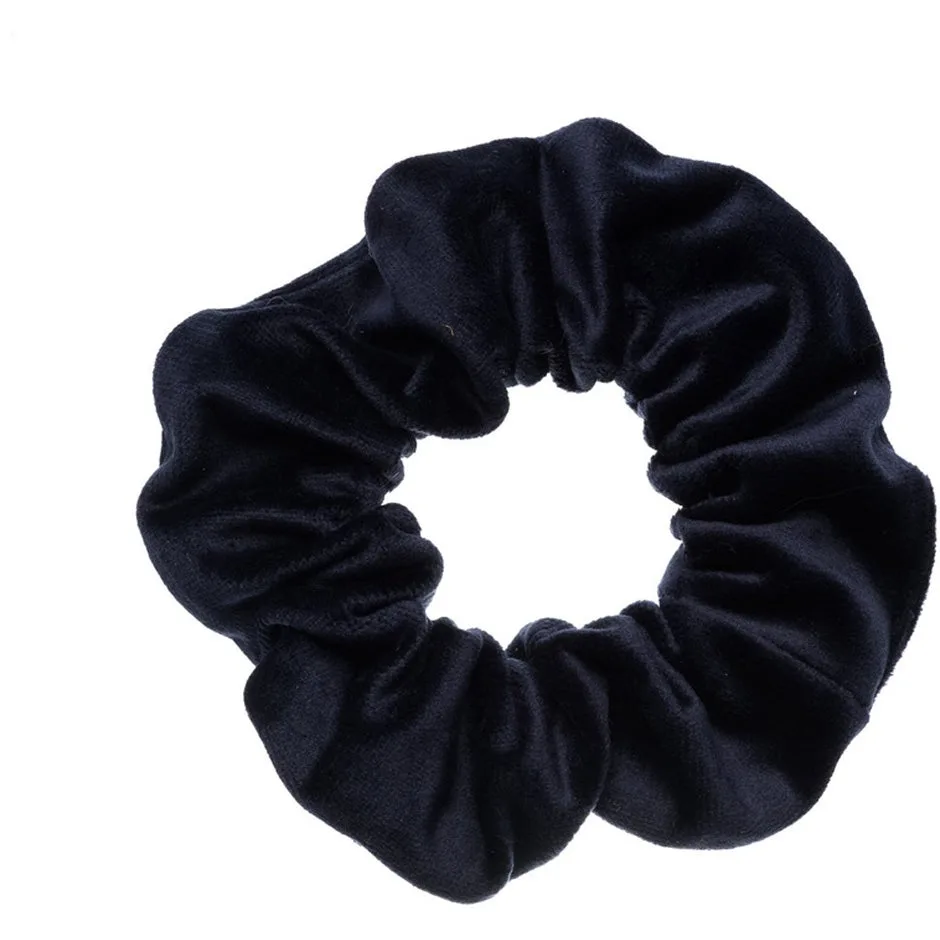 Dark Velvet Scrunchie Navy Blue - 1 pcs
