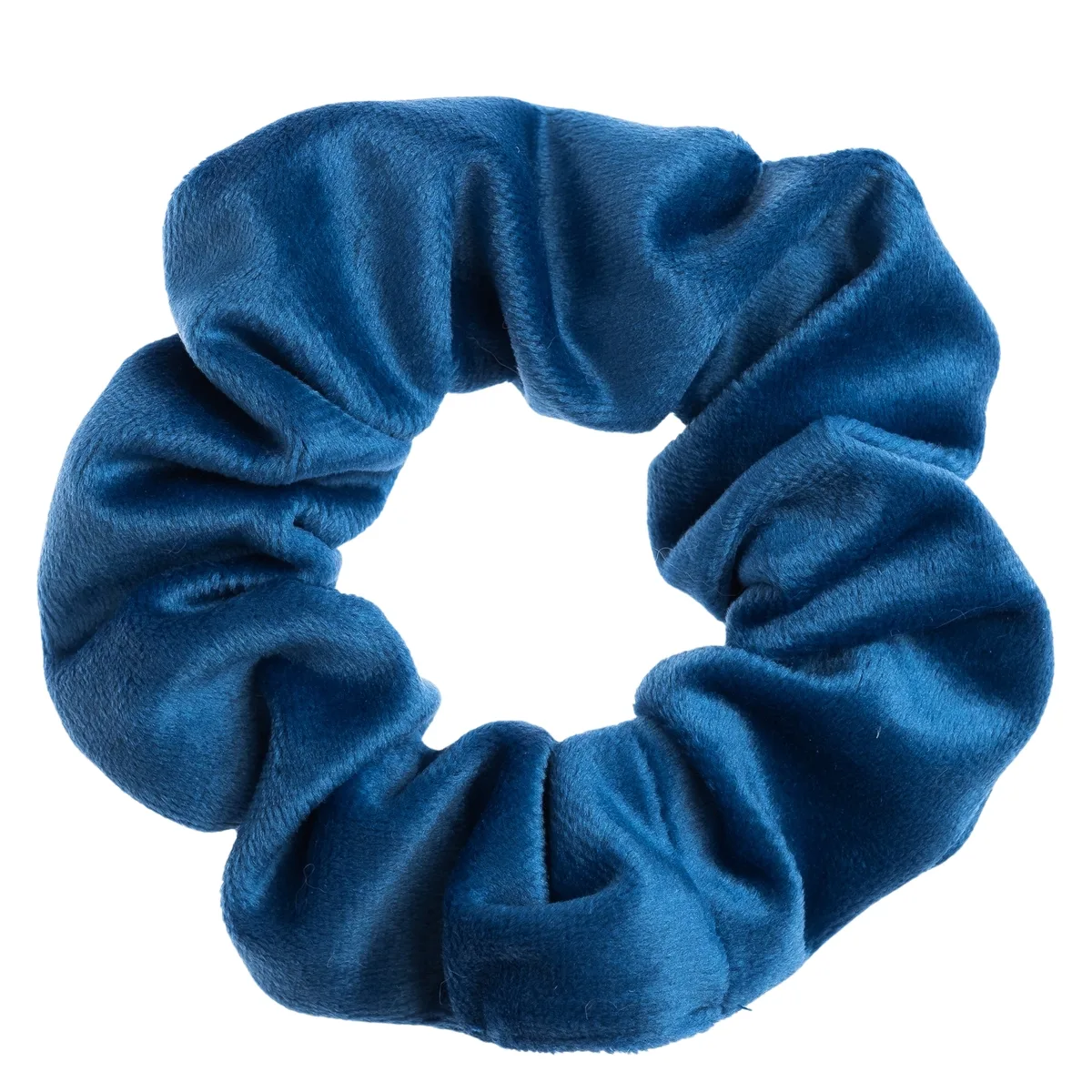 DARK Velvet Scrunchie Strong Blue
