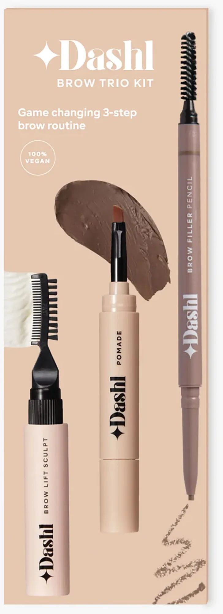 Dashl Brow Trio Kit Light Brown
