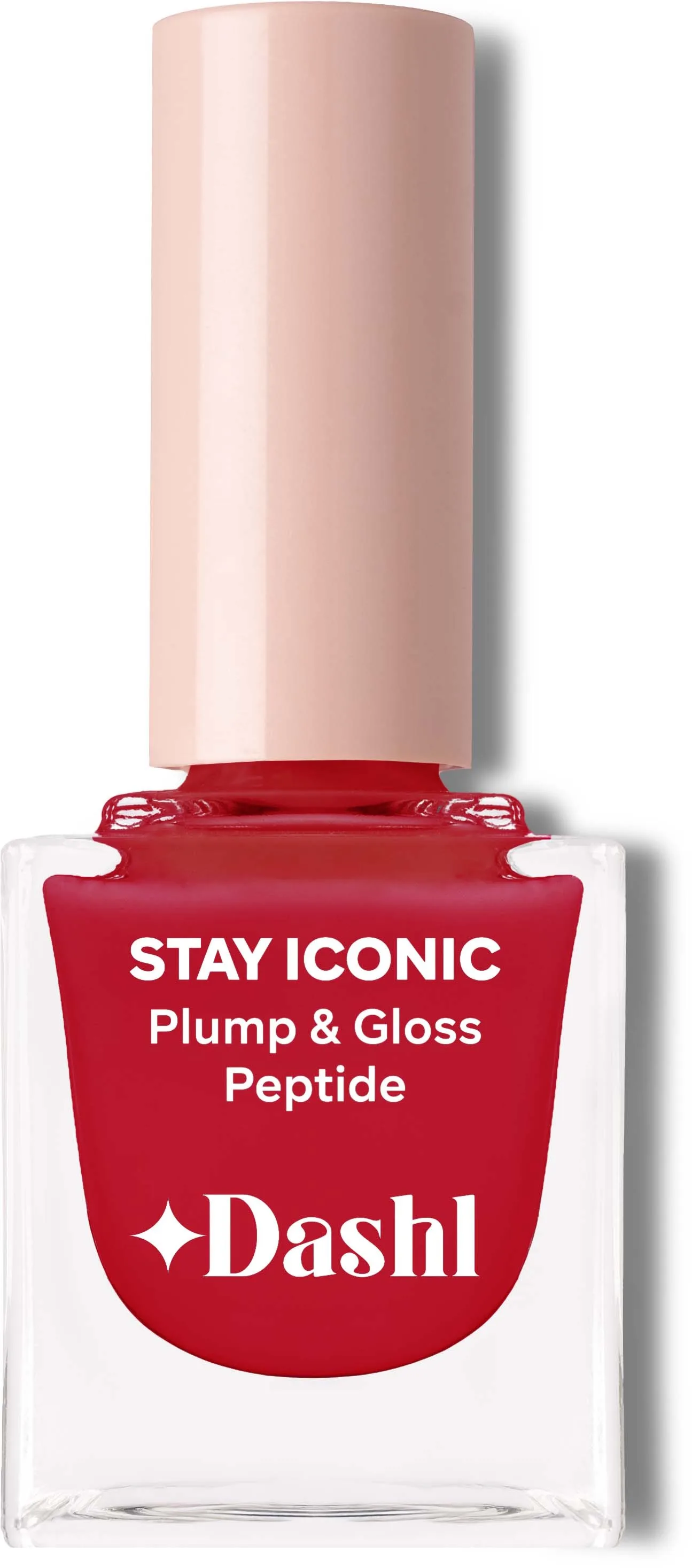 Dashl Stay Iconic Plump & Gloss Peptide Nagellack 10 ml 17 Scarlett