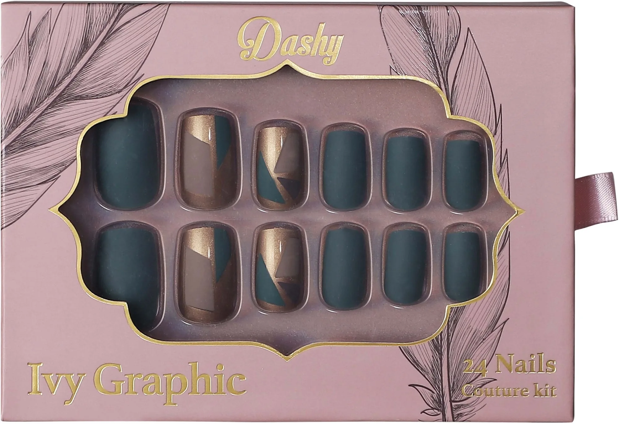 Dashy 24 Nails Couture Kit Ivy Graphic